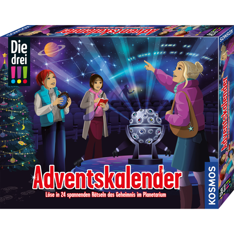 Kosmos Die drei !!! Adventskalender 2025 Experimentierkasten