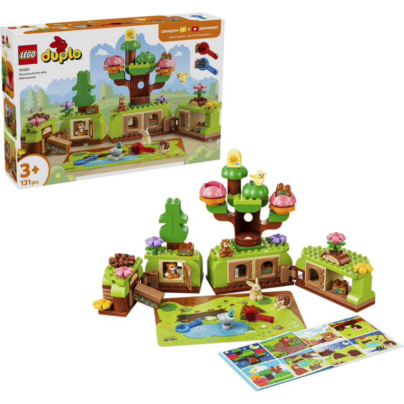LEGO DUPLO Town Wald mit wilden Tieren Konstruktionsspielzeug