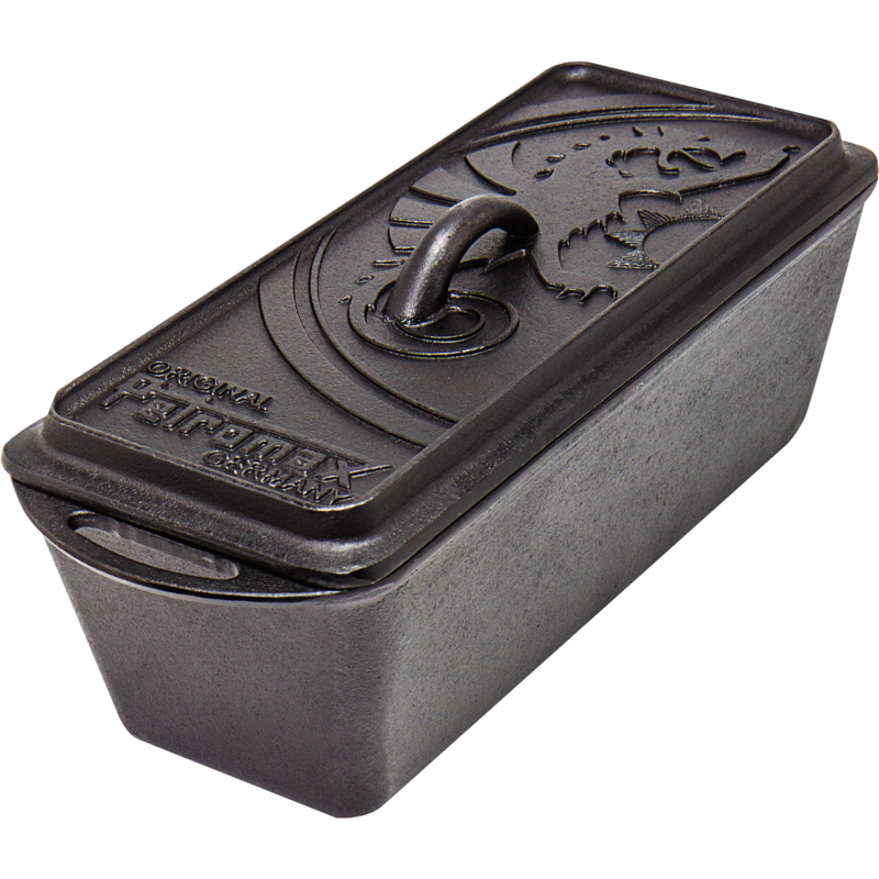 Petromax Kastenform mit Deckel k4 Topf, schwarz
