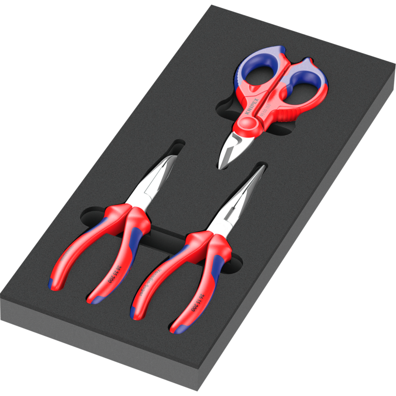 Wera 9781 Schaumstoffeinlage KNIPEX Zangen Set 2, 3‐teilig Zangen-Set