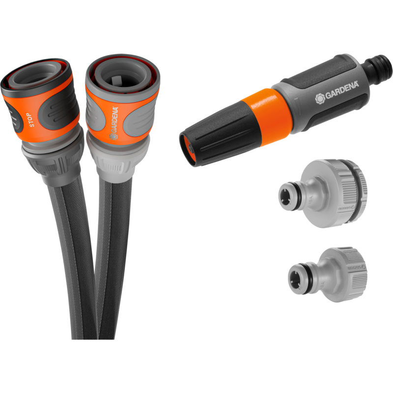 GARDENA Textilschlauch Liano Life 1/2", 15 Meter Set Schlauch