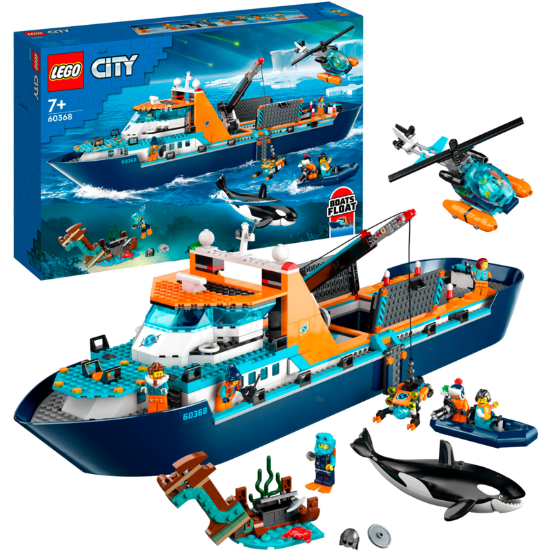LEGO City Arktis-Forschungsschiff Konstruktionsspielzeug