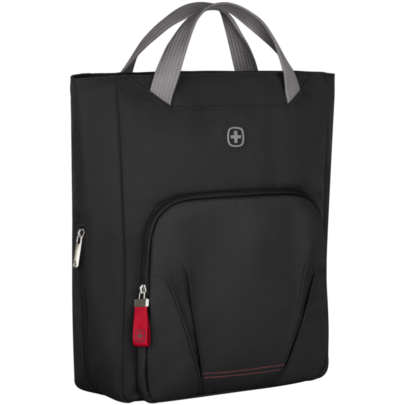 Wenger Motion Vertical Tote Tasche, schwarz, bis 39,6 cm (15,6")