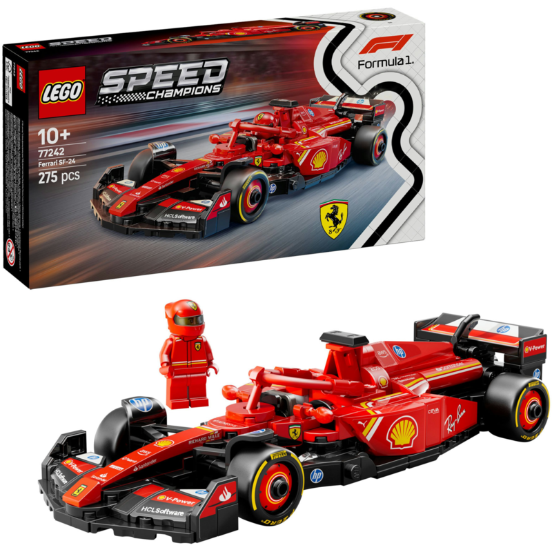 LEGO Speed Champions Ferrari SF-24 F1 Rennauto Konstruktionsspielzeug