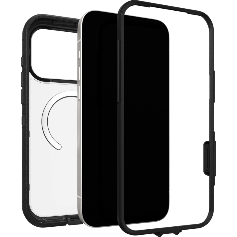 Otterbox Defender Pro XT Handyhülle, transparent/schwarz, iPhone 17 Pro Max