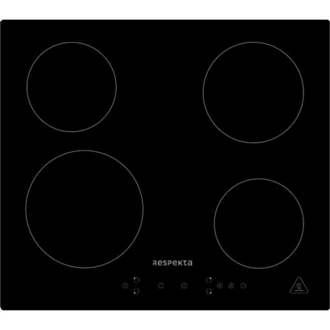 Respekta ASET12M4295I Herdset, schwarz