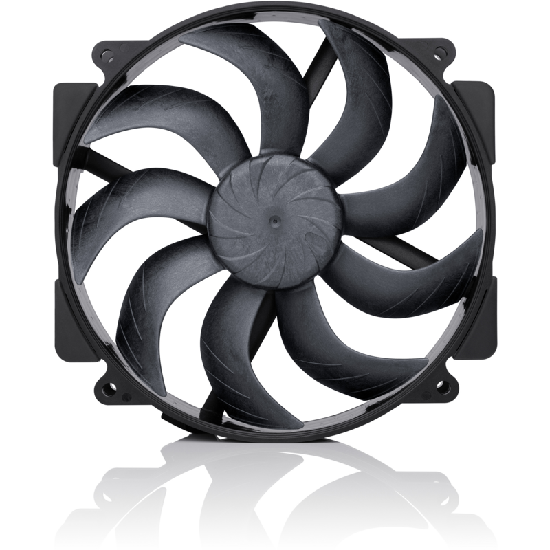 Noctua NF-A14x25r G2 PWM Sx2-PP chromax.black Gehäuselüfter, schwarz