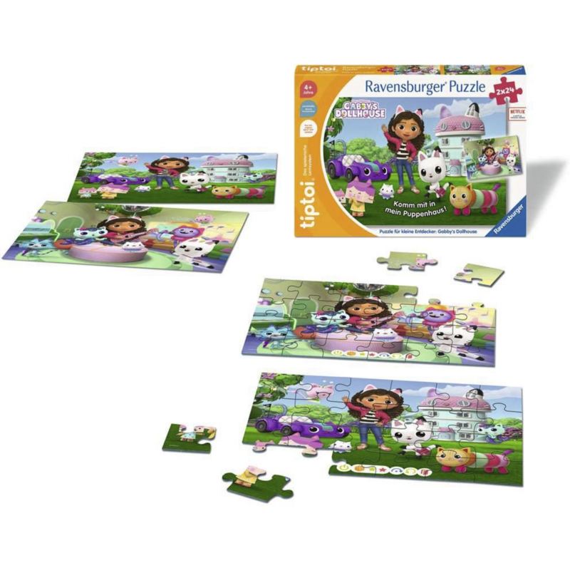 Ravensburger tiptoi Puzzle für kleine Entdecker: Gabby’s Dollhouse