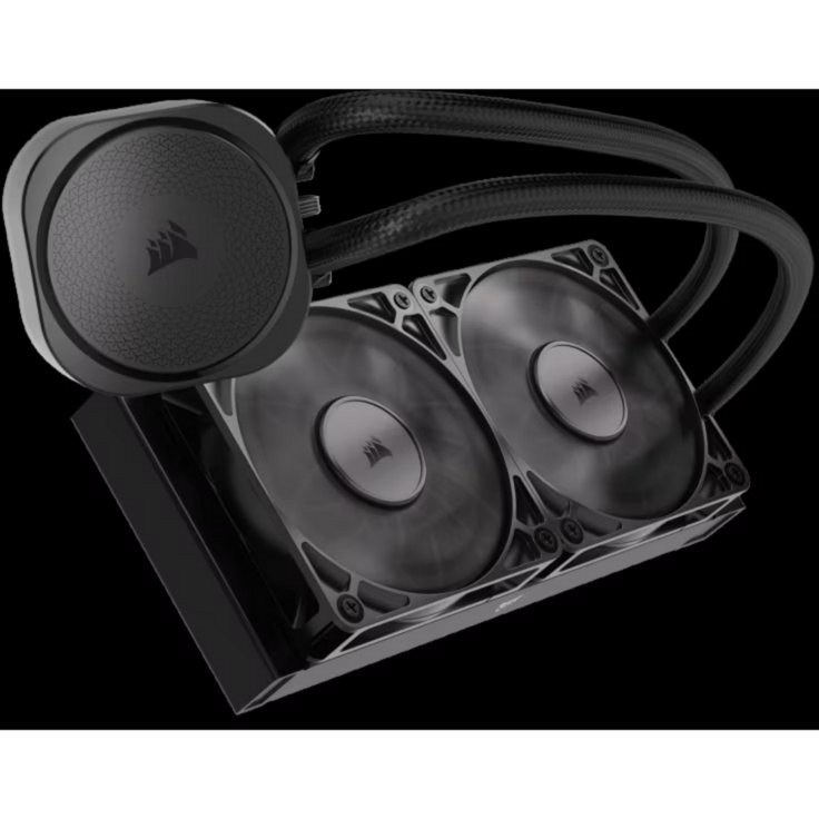 Corsair NAUTILUS 240 RS Generalüberholt Wasserkühlung, schwarz, Generalüberholt