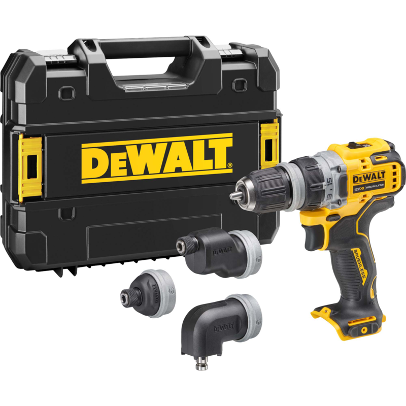 DEWALT Akku-Bohrschrauber DCD703NT, 12Volt, gelb/schwarz, ohne Akku und
