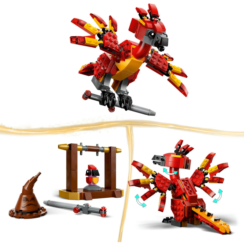 LEGO Harry Potter Fawkes: Dumbledores Phönix Konstruktionsspielzeug
