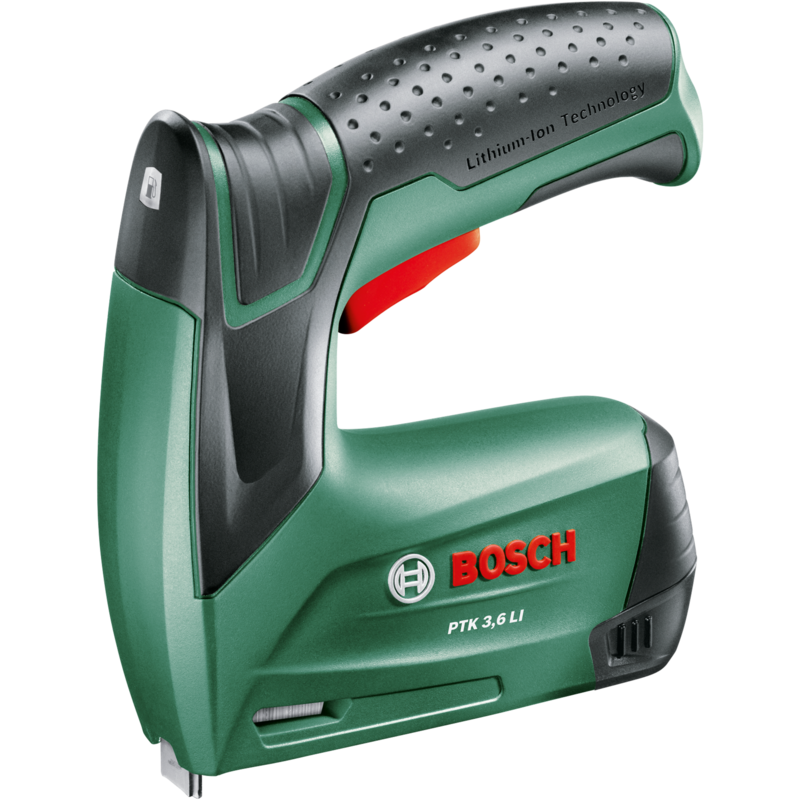 Bosch Heimwerken & Garten Akku-Tacker PTK 3,6 Li Elektrotacker, grün, inkl.