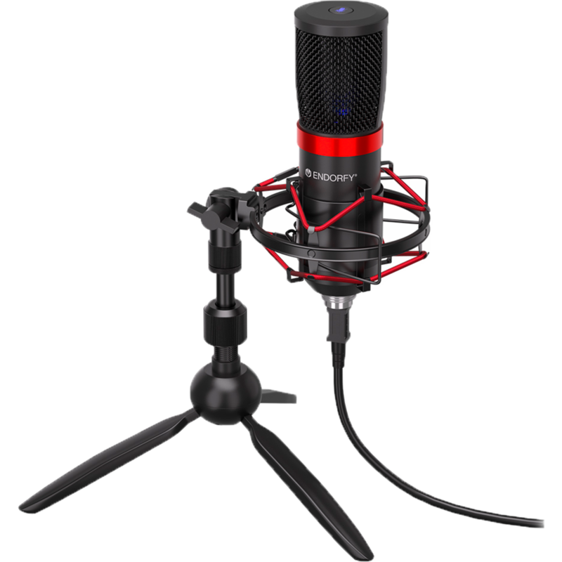 ENDORFY Solum Streaming T Mikrofon, schwarz, USB-C, 3.5 mm Klinke