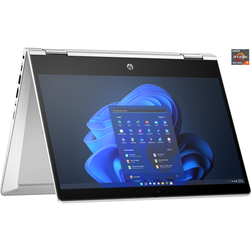 HP Pro x360 435 G10 (816F1EA) Notebook, 13,3", Touch, Full HD, AMD Ryzen 7 7730U, Microsoft Windows, SSD, 16GB RAM