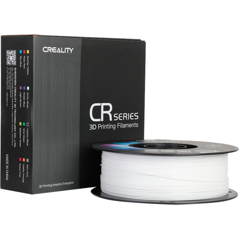 Creality CR-PETG Filament White 3D-Filament, weiß, 1 kg, 1,75 mm, auf Rolle