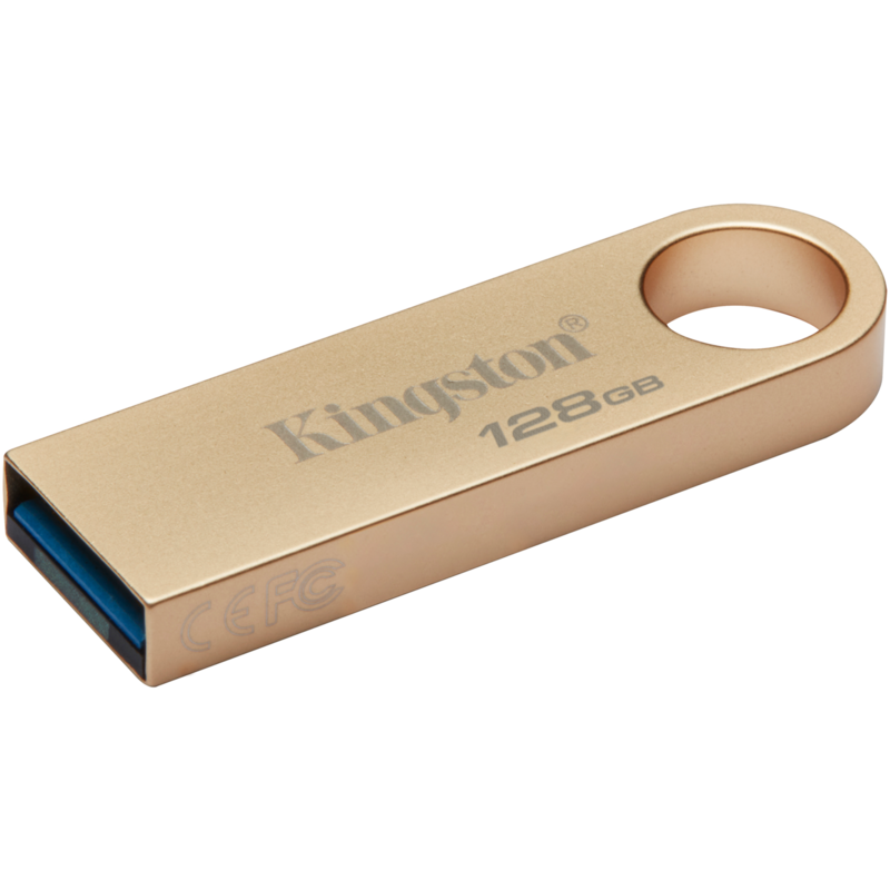 Kingston DataTraveler SE9 G3 128 GB USB-Stick, gold, USB-A 3.2 Gen 1