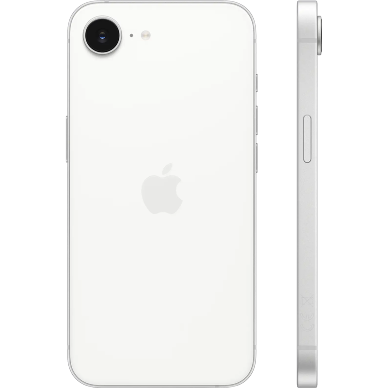 Apple iPhone 16e 512GB Handy, weiß, weiß, iOS