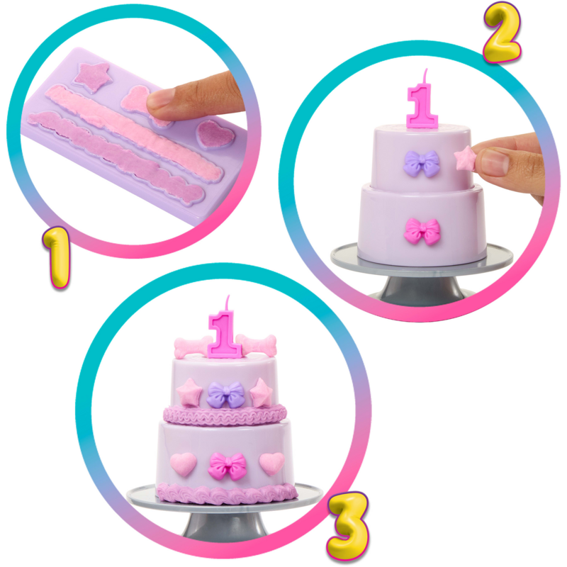 Barbie Barbie Party Unboxed Haustier Geburtstag Serie - lila Kleid Puppe