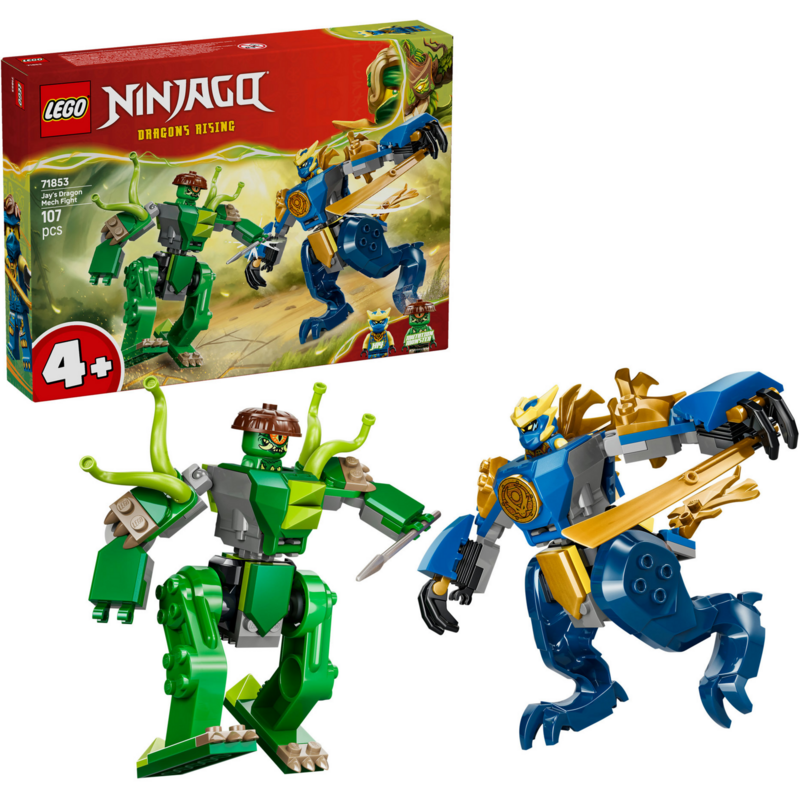 LEGO Ninjago Duell mit Jays Drachen-Mech Konstruktionsspielzeug