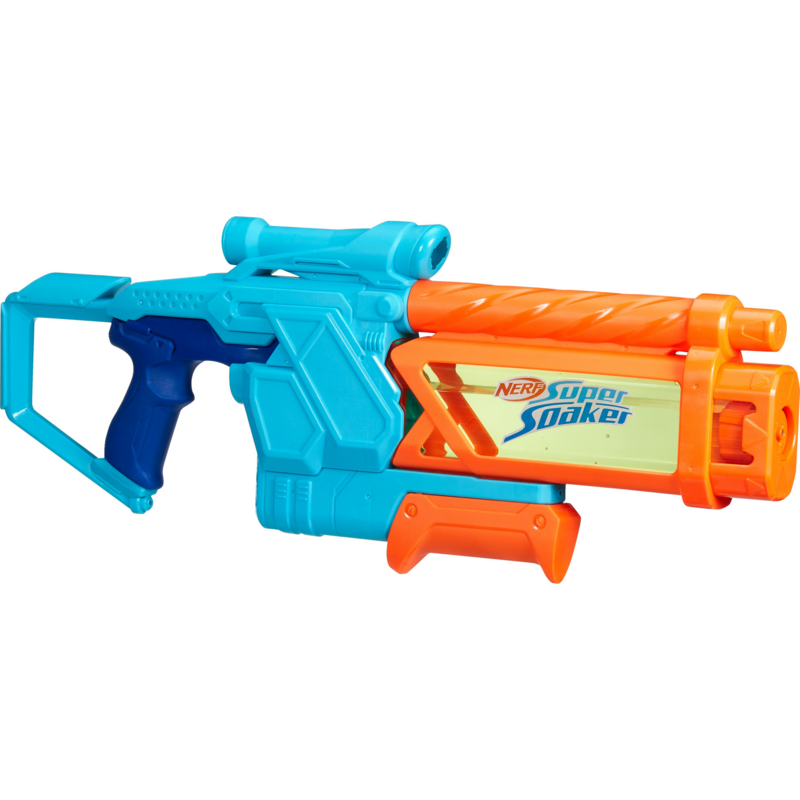 Hasbro Super Soaker Mega Dunk-Fill Wasserblaster mit durchsichtigem Tank