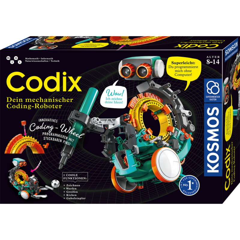 Kosmos Codix - Dein mechanischer Coding-Roboter Experimentierkasten