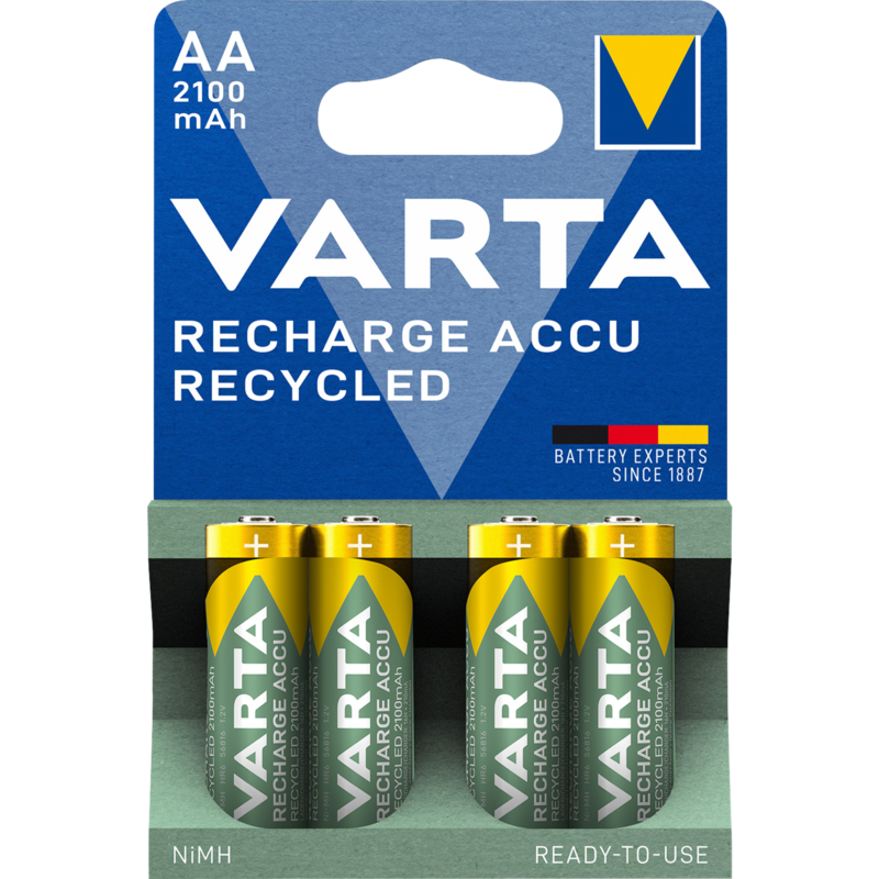 VARTA Akku AA, 4 Stück, AA