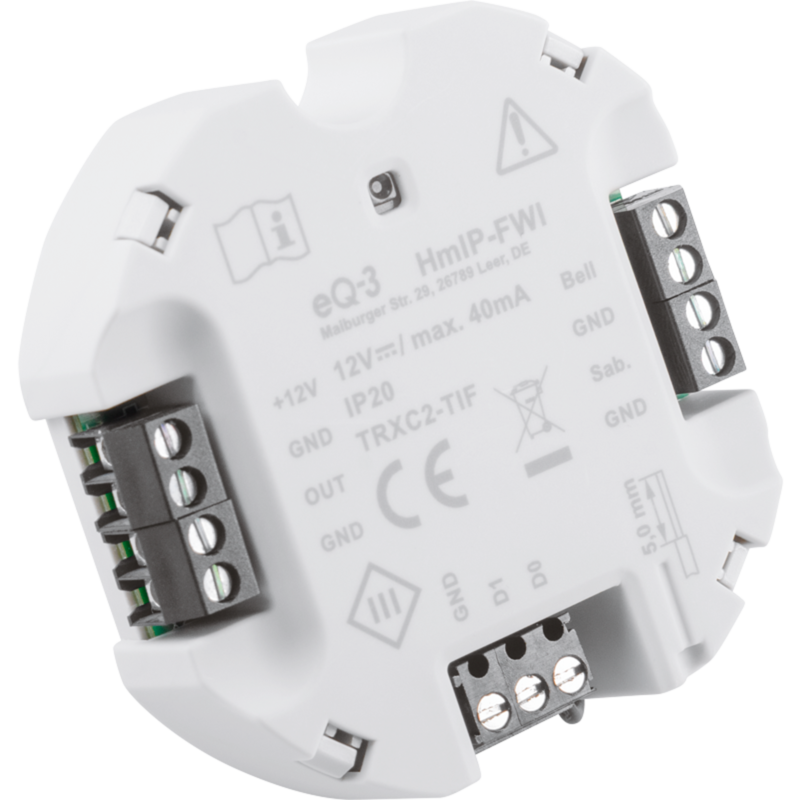 Homematic IP Wiegand Schnittstelle (HmIP-FWI) Schnittstellenerweiterung
