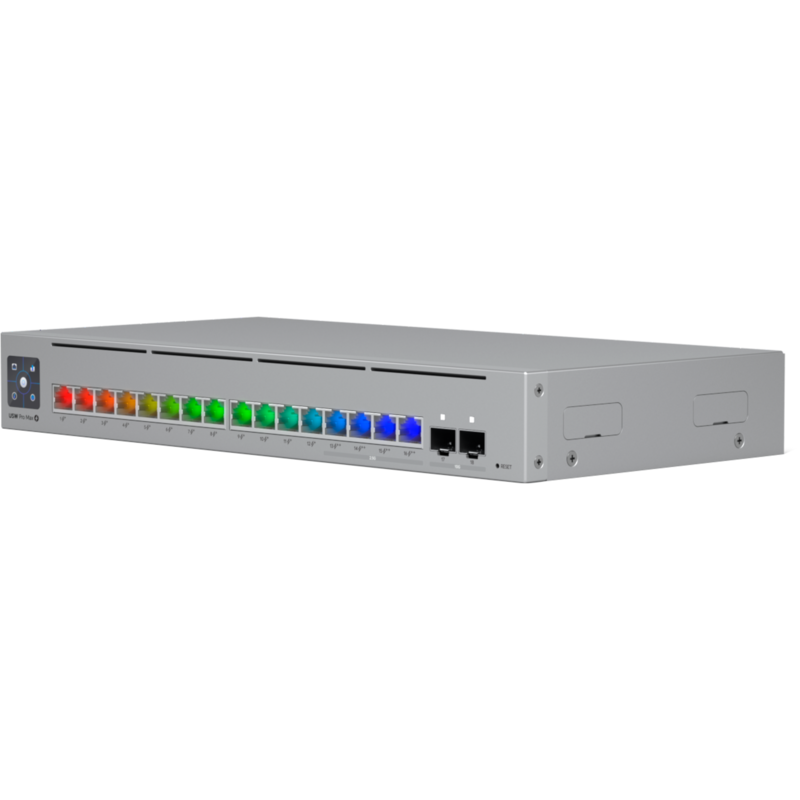 Ubiquiti USW-Pro-Max-16-POE Switch, 180W PoE Budget