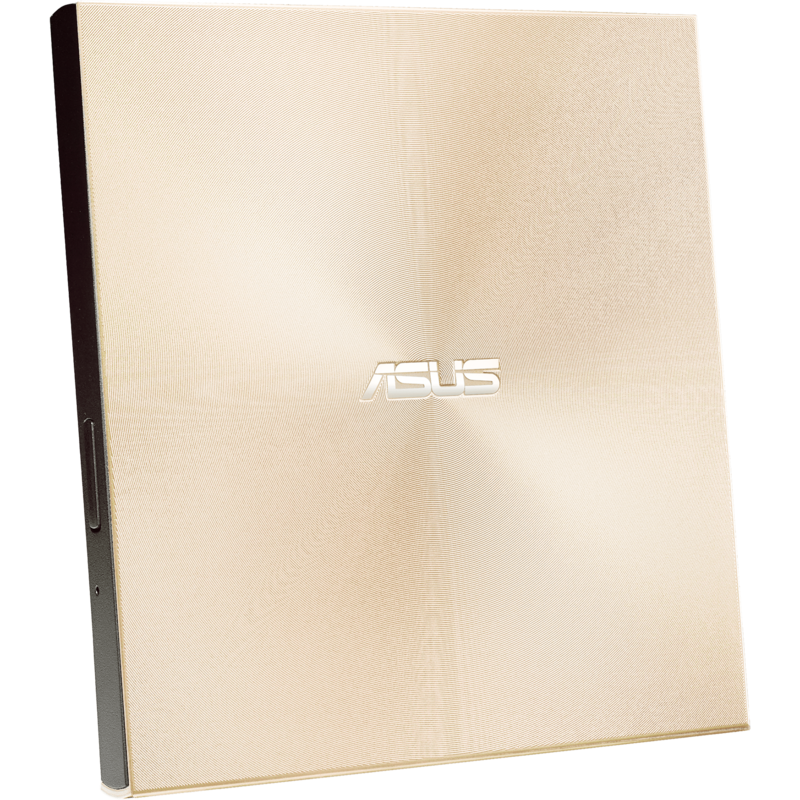 ASUS ZenDrive U8M externer DVD-Brenner, gold/schwarz, USB-C Schnittstelle