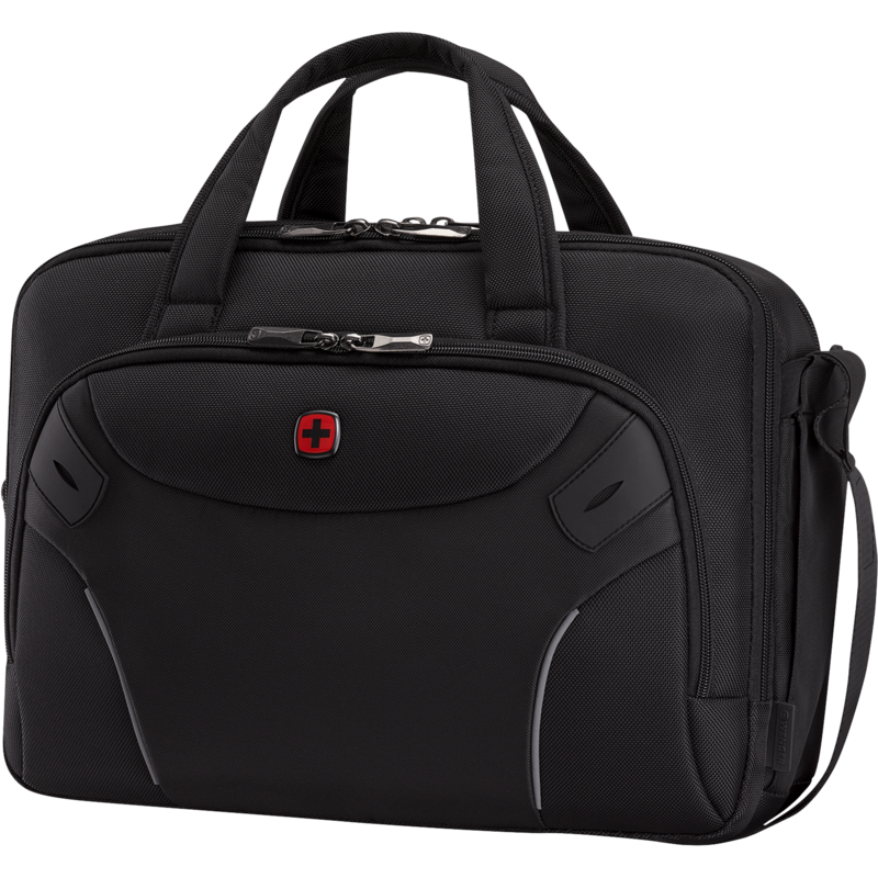 Wenger Cosmic Brief 14” - 16'' Notebooktasche, schwarz, bis 40,64 cm (16")