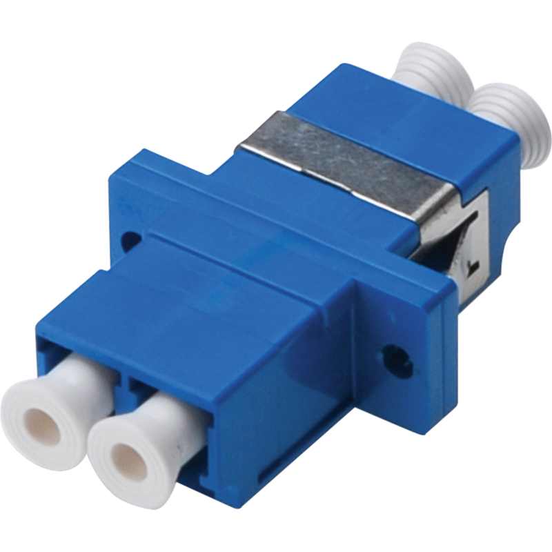 Digitus LWL Kupplung, Duplex, LC > LC Buchse, Single Mode OS2, blau, inkl.