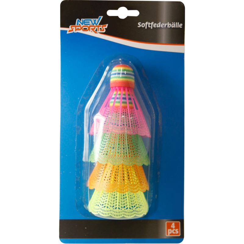 VEDES Soft Federbälle 4 Stück 135x270 mm Ballspiel