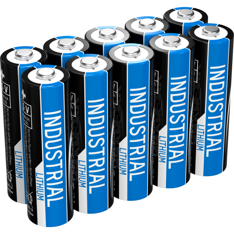 Ansmann Lithium Batterie Mignon AA / FR06, 10 Stück