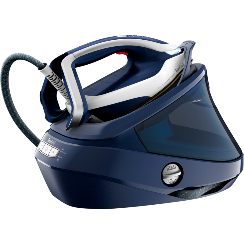 Tefal Pro Express Vision GV9812 Dampfbügelstation, blau/weiß