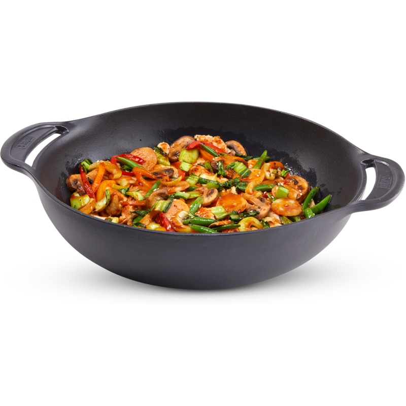 Weber CRAFTED Wok & Dampfgarer 7607, schwarz/edelstahl