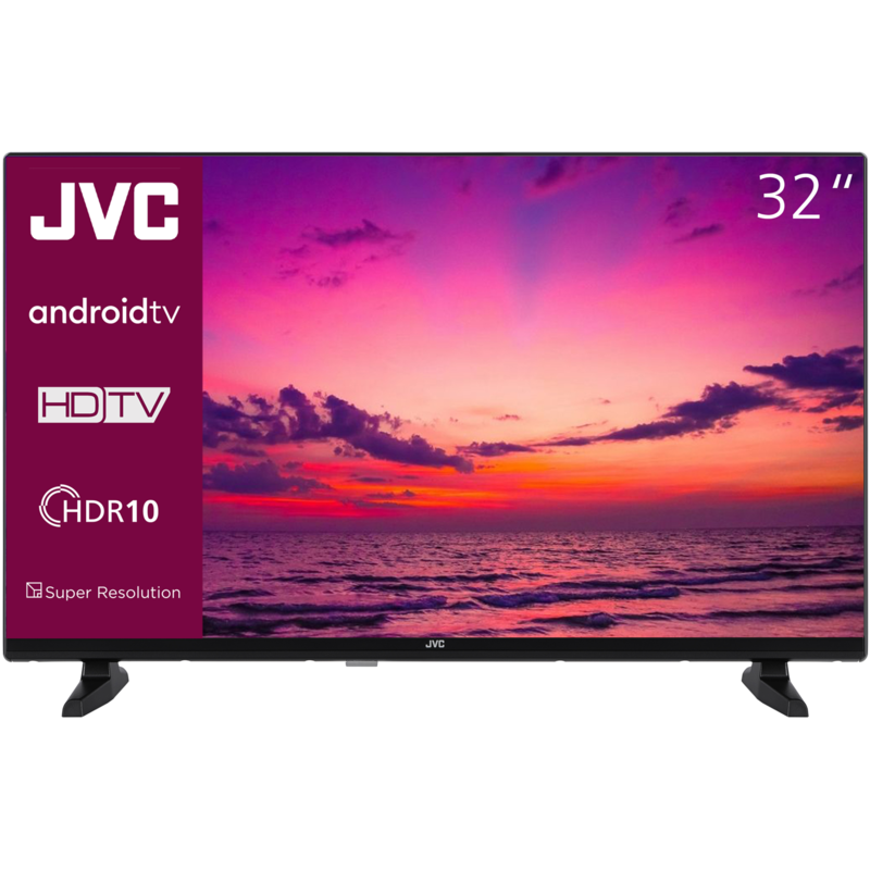 JVC LT-32VAH3355 LED-Fernseher, schwarz, WXGA, Triple Tuner, Smart TV, Android