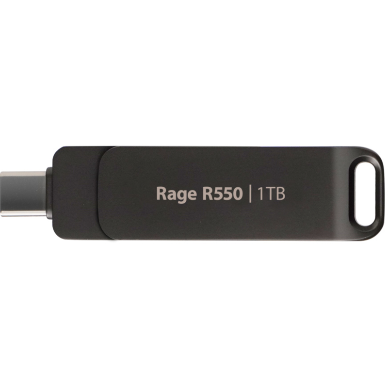 Patriot Rage R550 1TB USB-Stick, schwarz, USB-A und USB-C 3.2 Gen 1, Gebraucht