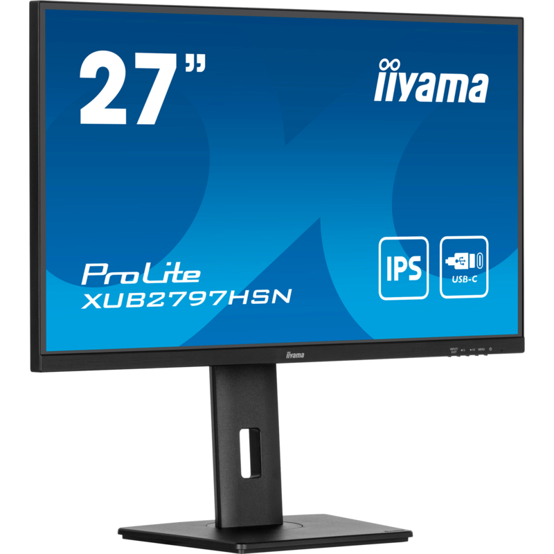 iiyama ProLite XUB2797HSN-B2 LED-Monitor, schwarz (matt), FullHD, IPS, USB-C