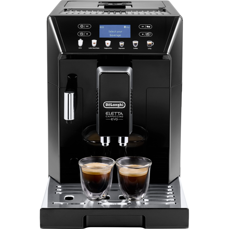 DeLonghi Eletta Cappuccino Evo ECAM46.860.B Vollautomat, schwarz