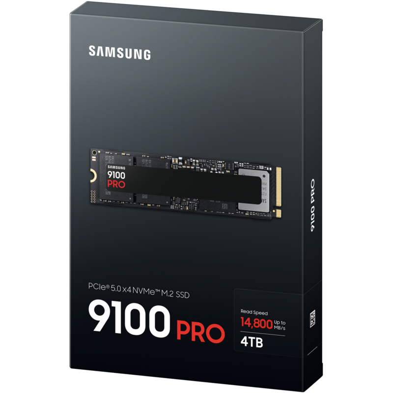 Samsung 9100 PRO 4 TB SSD, PCIe 5.0 x4, NVMe 2.0, M.2 2280, Gebraucht
