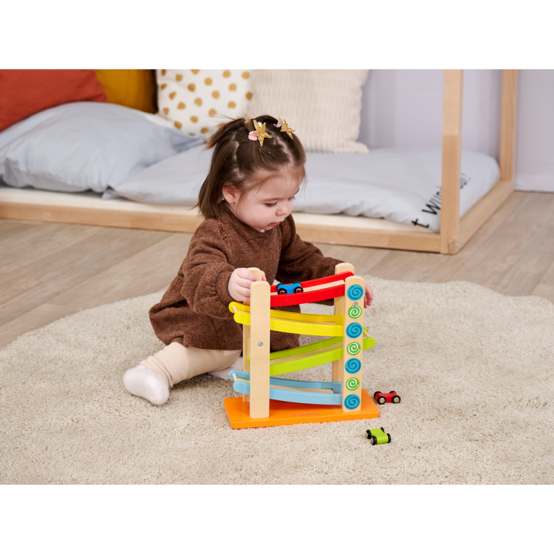 Eichhorn Color Autorennbahn Geschicklichkeitsspiel