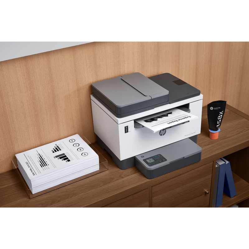 HP LaserJet M207dw Laserdrucker, grau, USB, LAN, WLAN