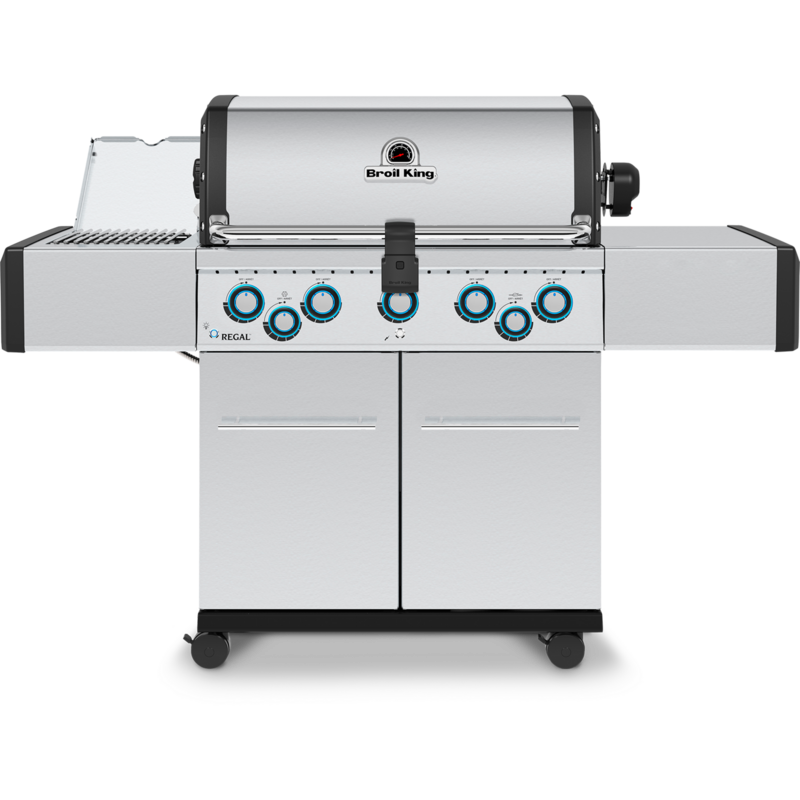 Broil King Gasgrill Regal S 590 IR Grill, edelstahl, mit Infrarot-Seitenbrenner