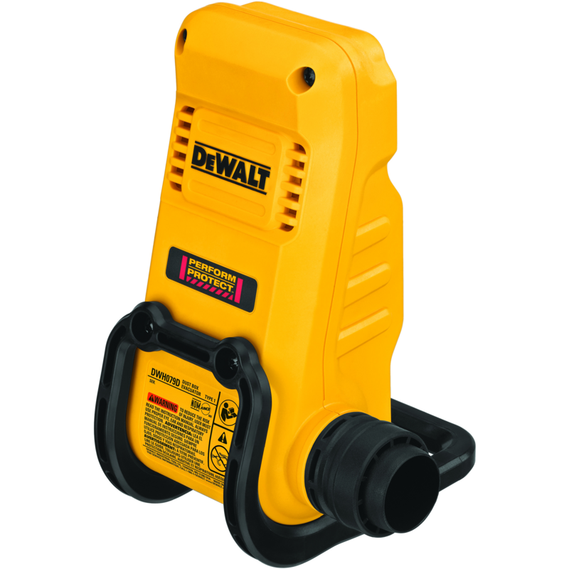 DEWALT Staubbox-Absaugadapter DWH079D Staubsauger-Aufsatz, schwarz, für