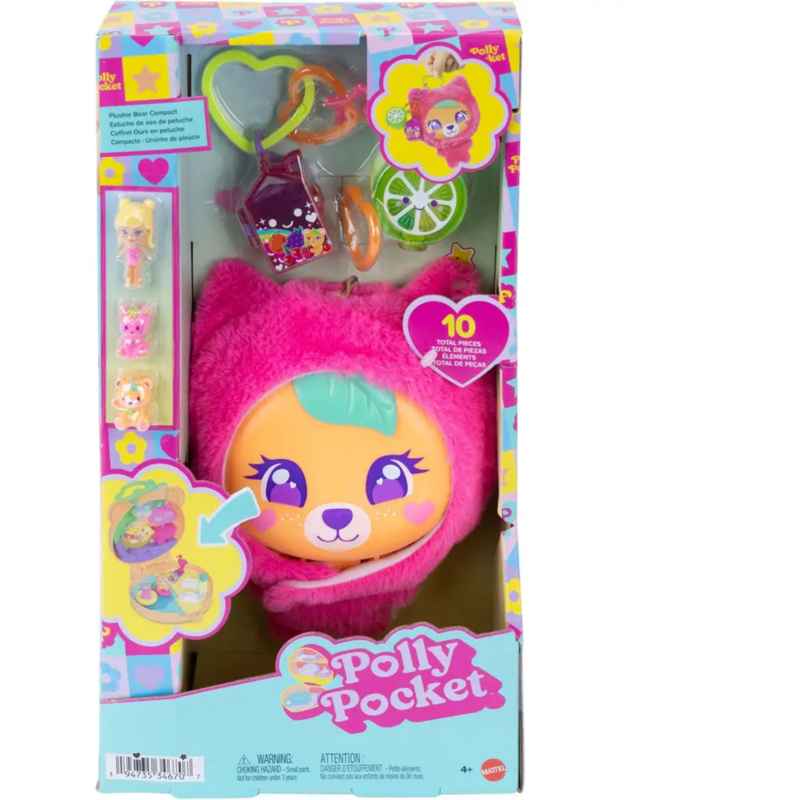 Mattel Polly Pocket Plüsch Schatulle Puppe