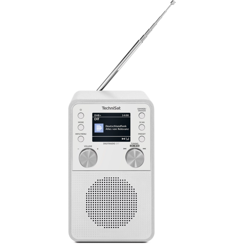 TechniSat DIGITRADIO 317 Radio, weiß