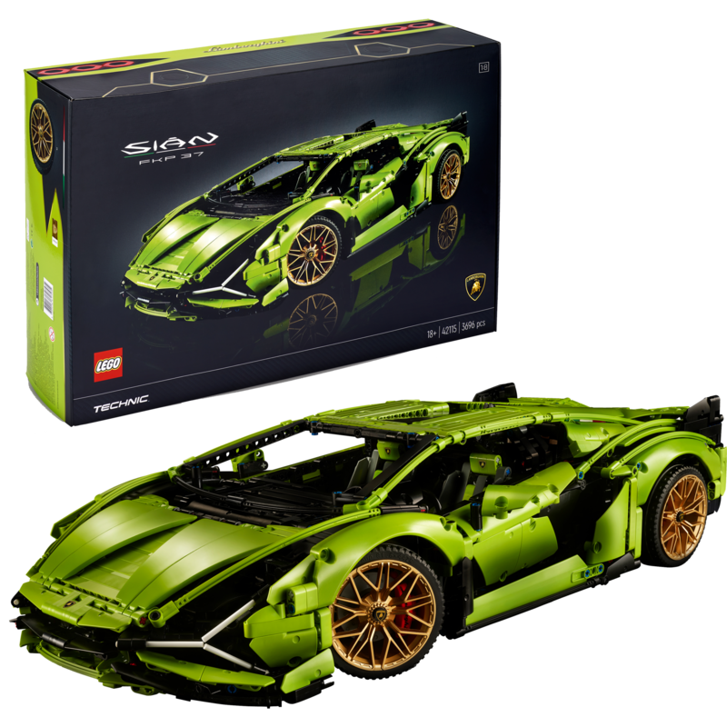 LEGO Technic Lamborghini Sián FKP 37 Konstruktionsspielzeug, hellgrün