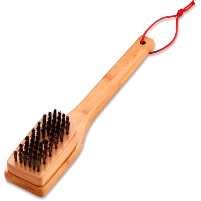 Weber Grillbürste mit Bambus-Griff, 30cm Grill-Reinigungsbürste, mit