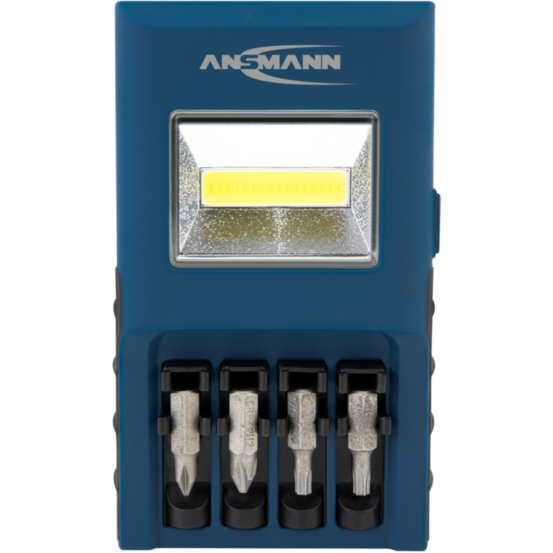 Ansmann WL180B mit Bithalter Arbeitsleuchte, blau