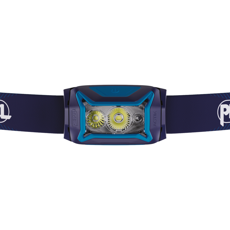 Petzl ACTIK CORE LED-Leuchte, blau, mit CORE-Akku